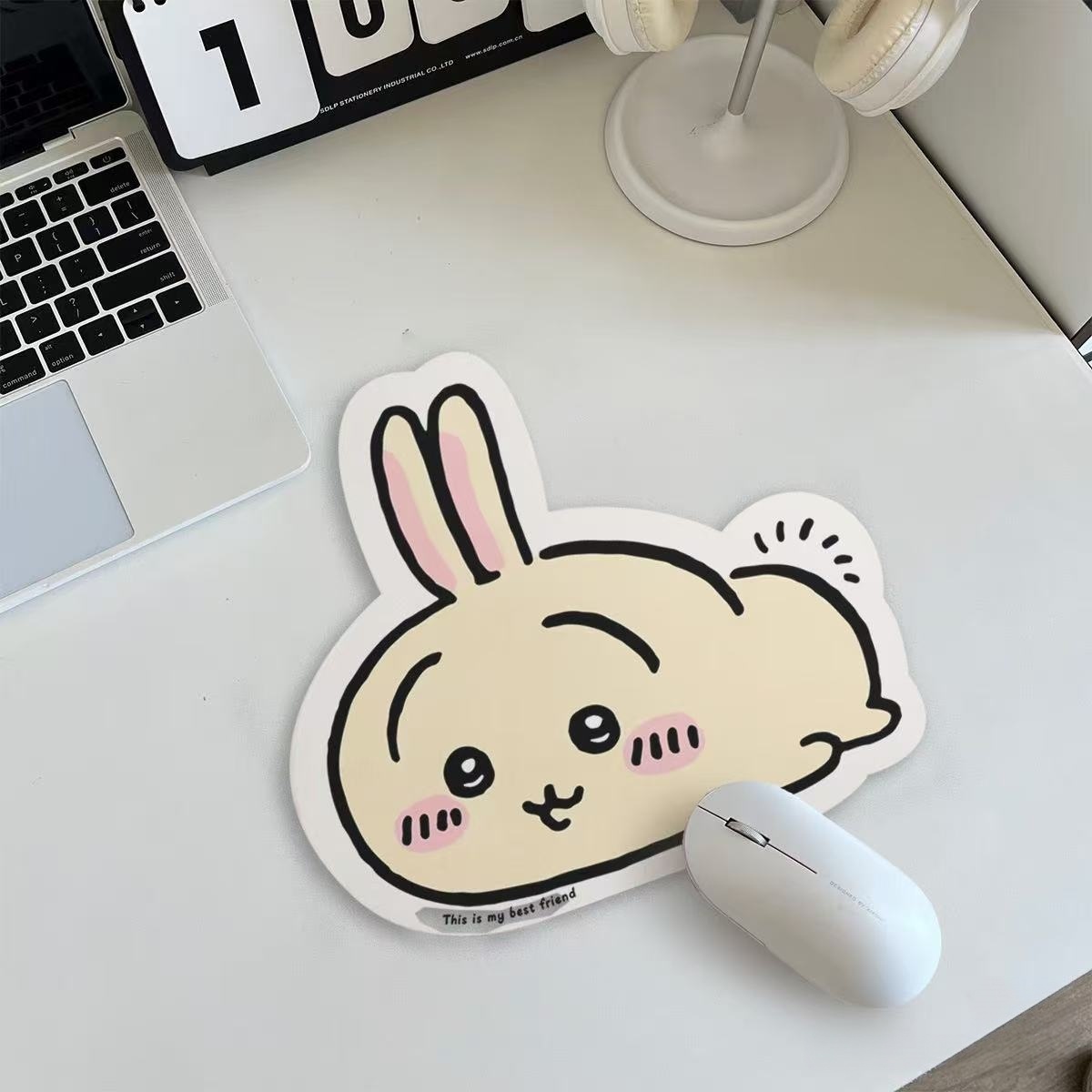 Office Stationery And Supply - แผ่นรองเมาส์หนังรูปทรงพิเศษลายการ์ตูนชิอิคาวะ จิยิ อุซางิ ฮาจิวาระ แผ่นรองยาง แผ่นรองโต๊ะ