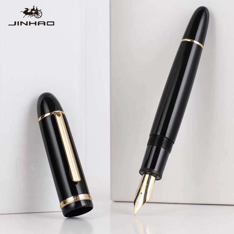 Stationery Supply Business - Jinhao คลิปทอง X159ปากกาหัวแร้งโลหะสำหรับใช้ในโรงเรียนวัสดุอะคริลิคเครื่องเขียนปากกาเขียนเชิงธุรกิจ PK 82