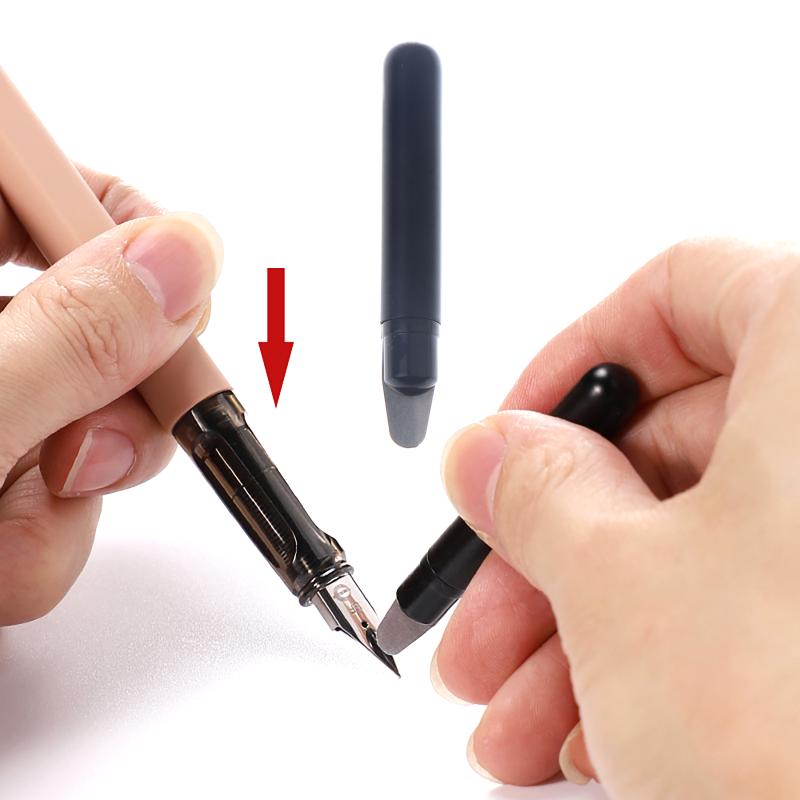 Fountain Pen Ink - ที่เปิดร่องหัวปากกา, แก้ปัญหาหัวปากกา, หมึกแห้ง, หมึกน้อย, เขียนได้ละเอียดมาก, ผงทองคำช่วยแก้ปัญหาปากกา