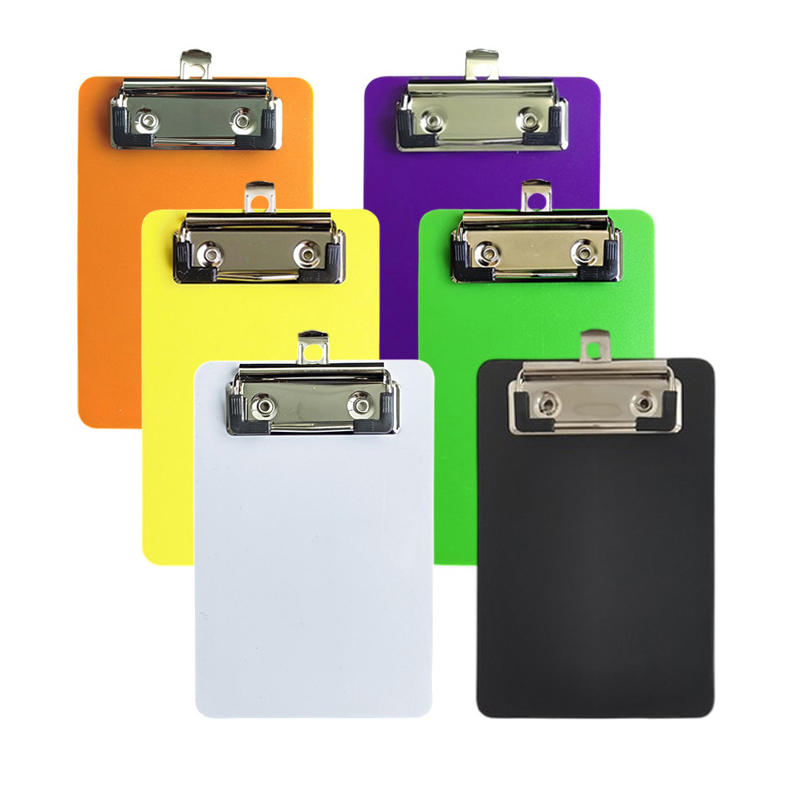 Office Stationery And Supply - A7 คลิปบอร์ดขนาดเล็กแบบพกพา ออแกไนเซอร์ ที่ใส่โน้ตพลาสติกแบบแขวนได้ อุปกรณ์สำนักงาน อุปกรณ์การเรียน