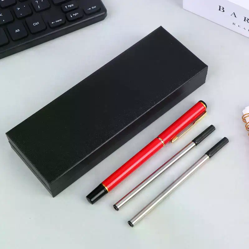 Stationery Supply Business - กล่องของขวัญบรรจุภัณฑ์หรูหรา ชุดปากกาลูกลื่นโลหะ สำหรับโรงเรียน ธุรกิจ สำนักงาน ปากกาโรลเลอร์ลายเซ็น