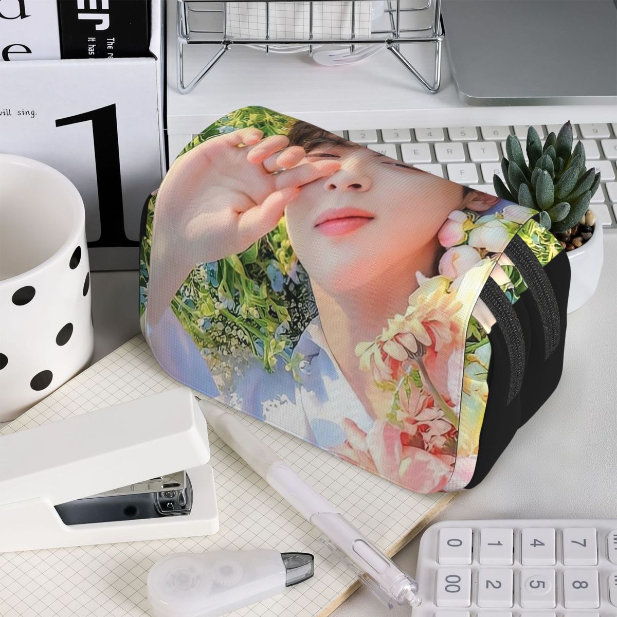 Stationery And Office Supply Chain - ชาอึนอู เคป๊อป แอสโตรกระเป๋าใส่ดินสอสำหรับของขวัญนักเรียน กล่องใส่ปากกา กระเป๋าใส่ดินสอ อุปกรณ์เครื่องเขียน
