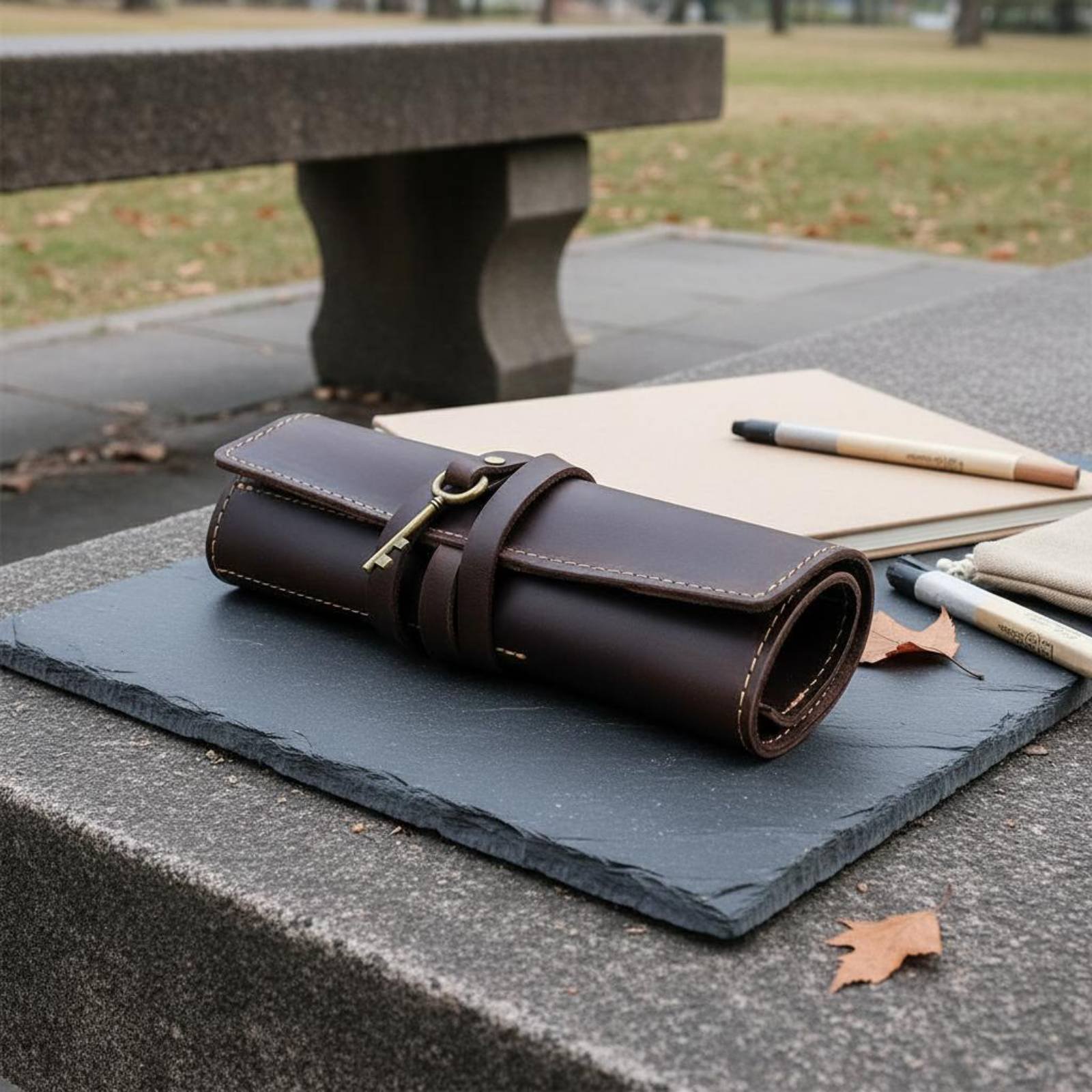 กระเป๋าใส่อุปกรณ์เขียนแบบพับได - Pen Pouch Roll บทวิจารณ์และราคา