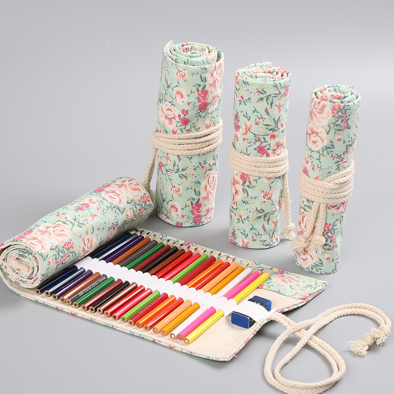 12/24/36/48/72 หลุมดอกไม้ผ้าใบ - Pen Pouch Roll บทวิจารณ์และราคา