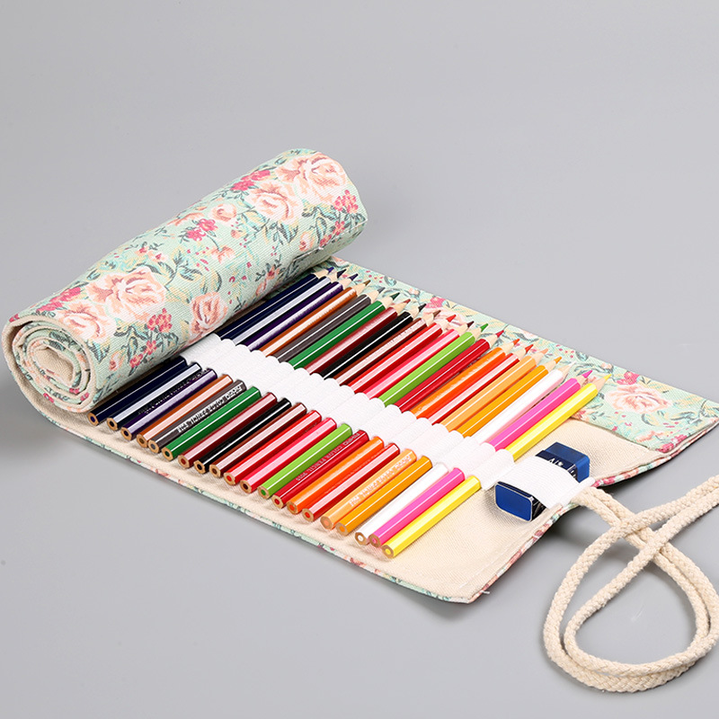 12/24/36/48/72 หลุมดอกไม้ผ้าใบ - Pen Pouch Roll บทวิจารณ์และราคา