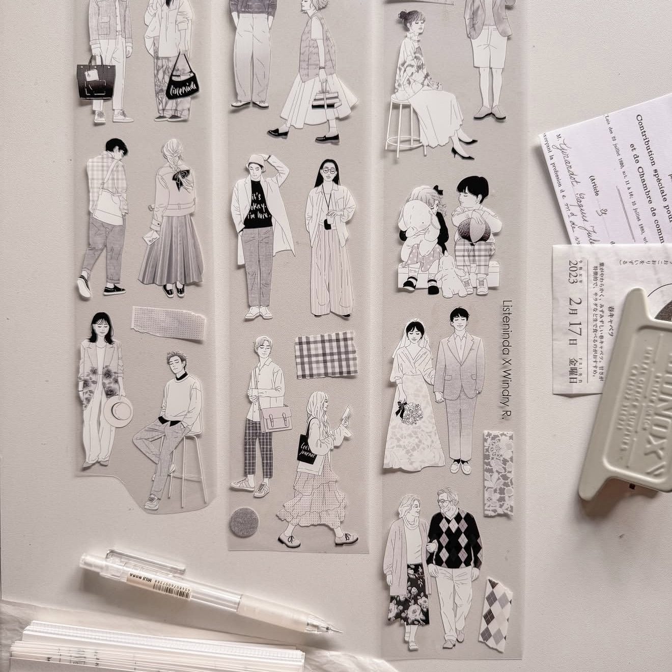 เทป PET ลายวินทรี่ โมโนช โรแมน - Washi Tape Set บทวิจารณ์และราคา