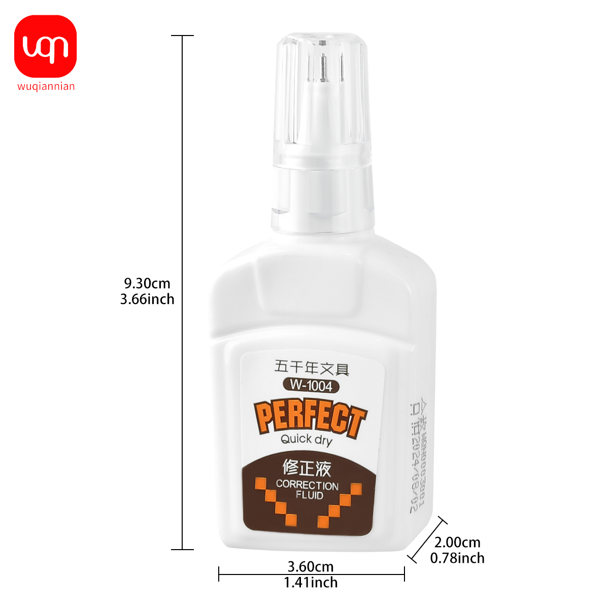 น้ำยาลบคำผิดแบบพกพา WQN-3/6/12 - Correction Fluid White บทวิจารณ์และราคา