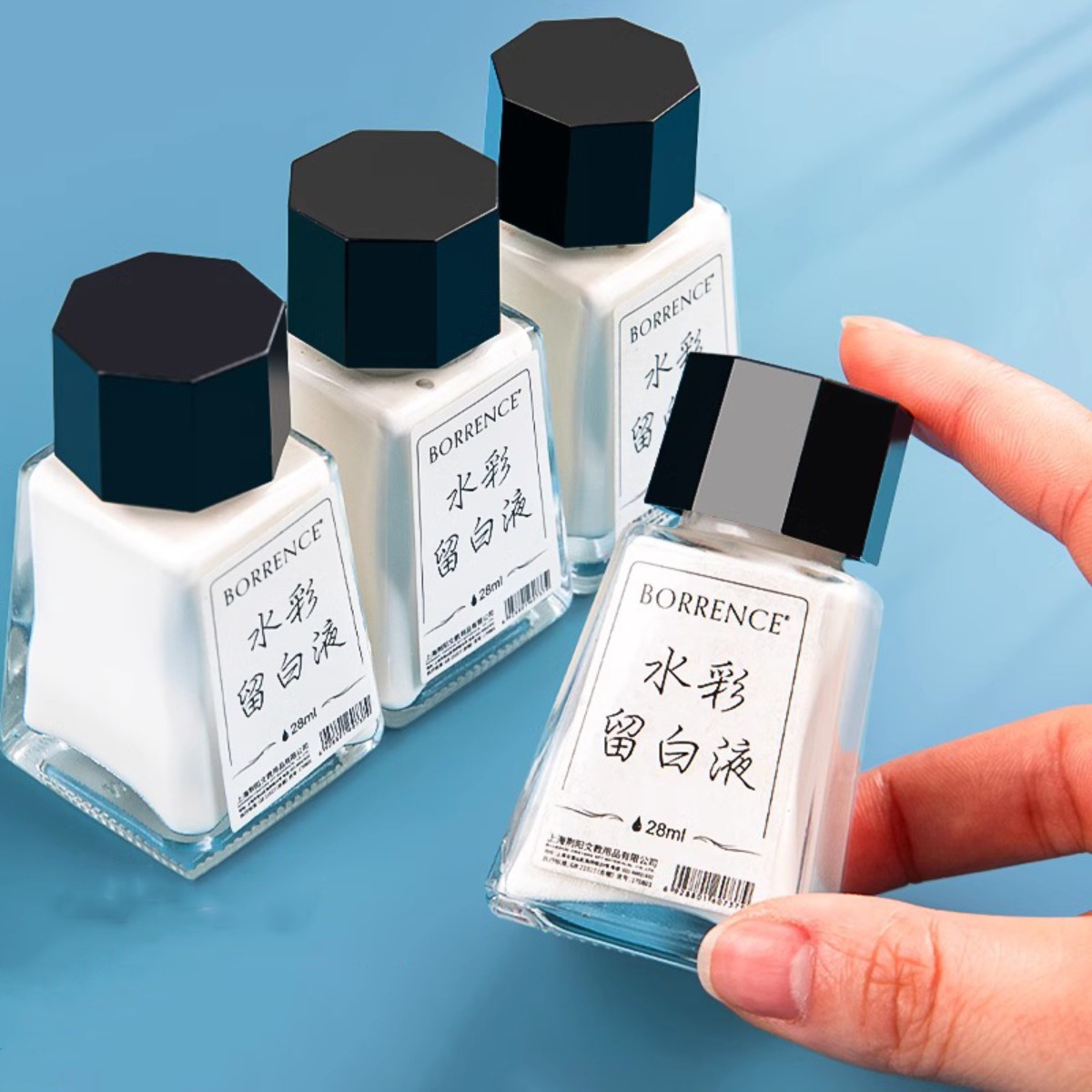 Borrence 28ml สีน้ํา Masking F - Correction Fluid White บทวิจารณ์และราคา