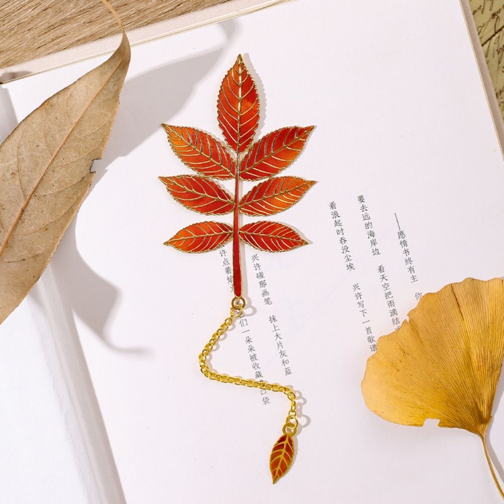 ที่คั่นหนังสือโลหะลายใบไม้ พร้ - Stationery And Office Supply Chain บทวิจารณ์และราคา