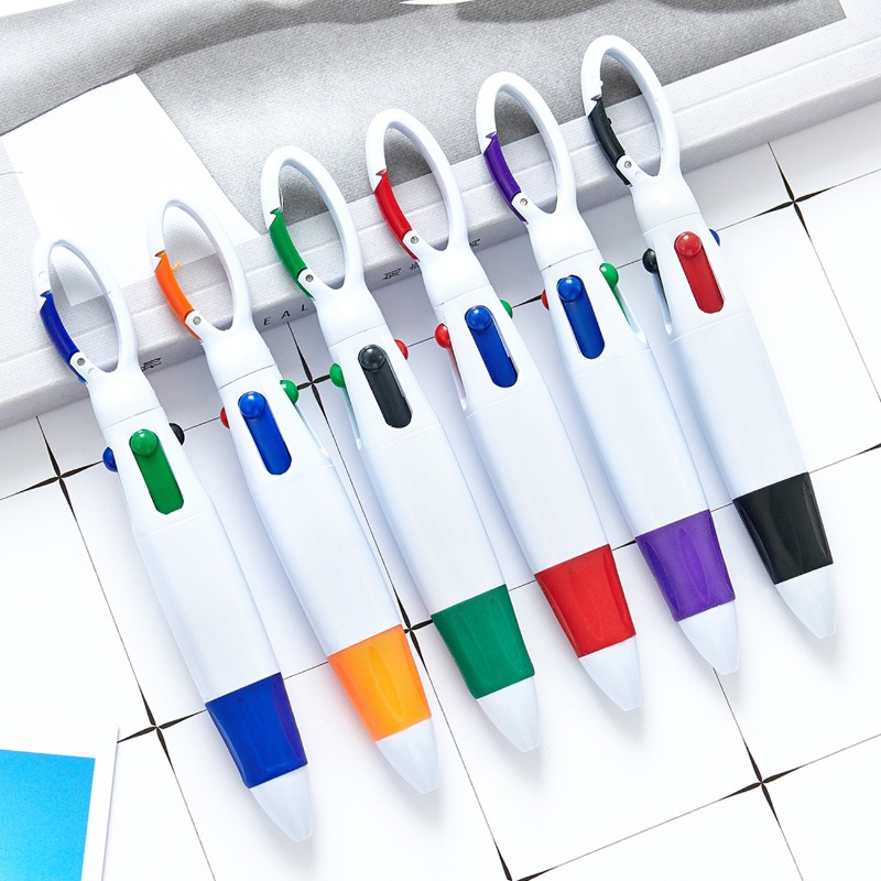 1 ชิ้นปากกาเจล 4 สีหมึกแบบพกพา - Stationery And Office Supply Chain บทวิจารณ์และราคา