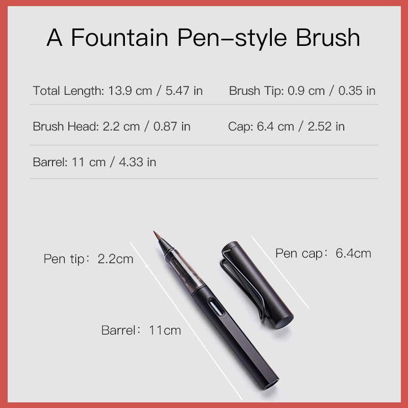 ชุดปากกาพู่กันแบบฟอนเทนพร้อมหม - Fountain Pen Ink บทวิจารณ์และราคา