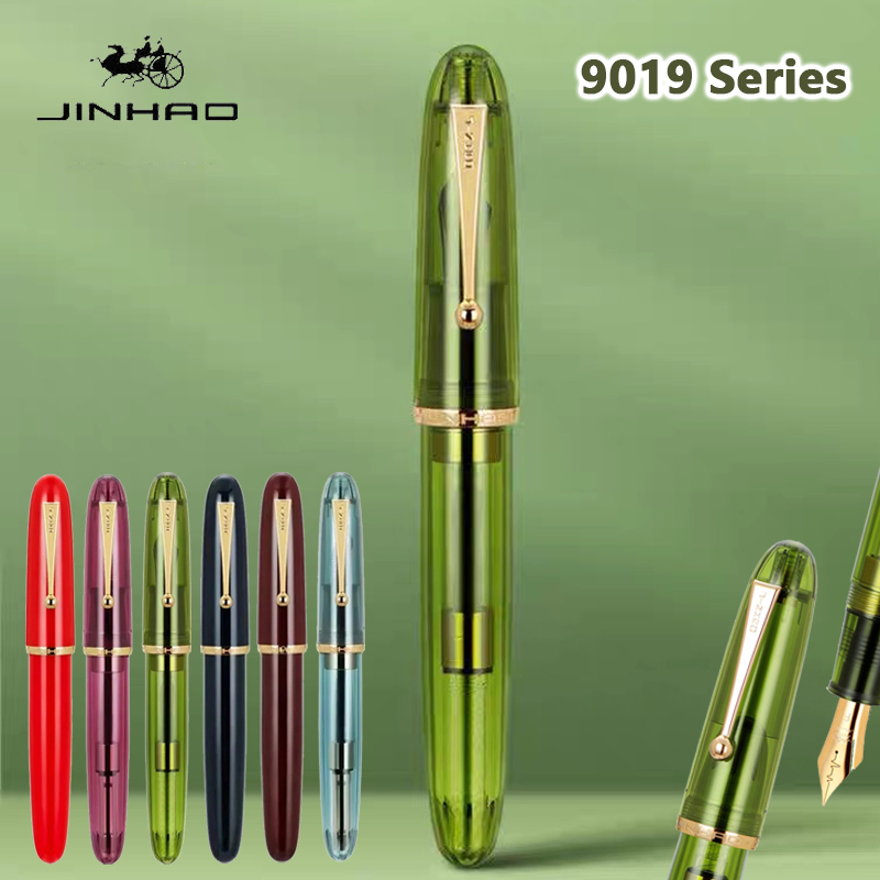 Jinhao 9019 Fountain ปากกาโปร่ - Stationery Supply Business บทวิจารณ์และราคา