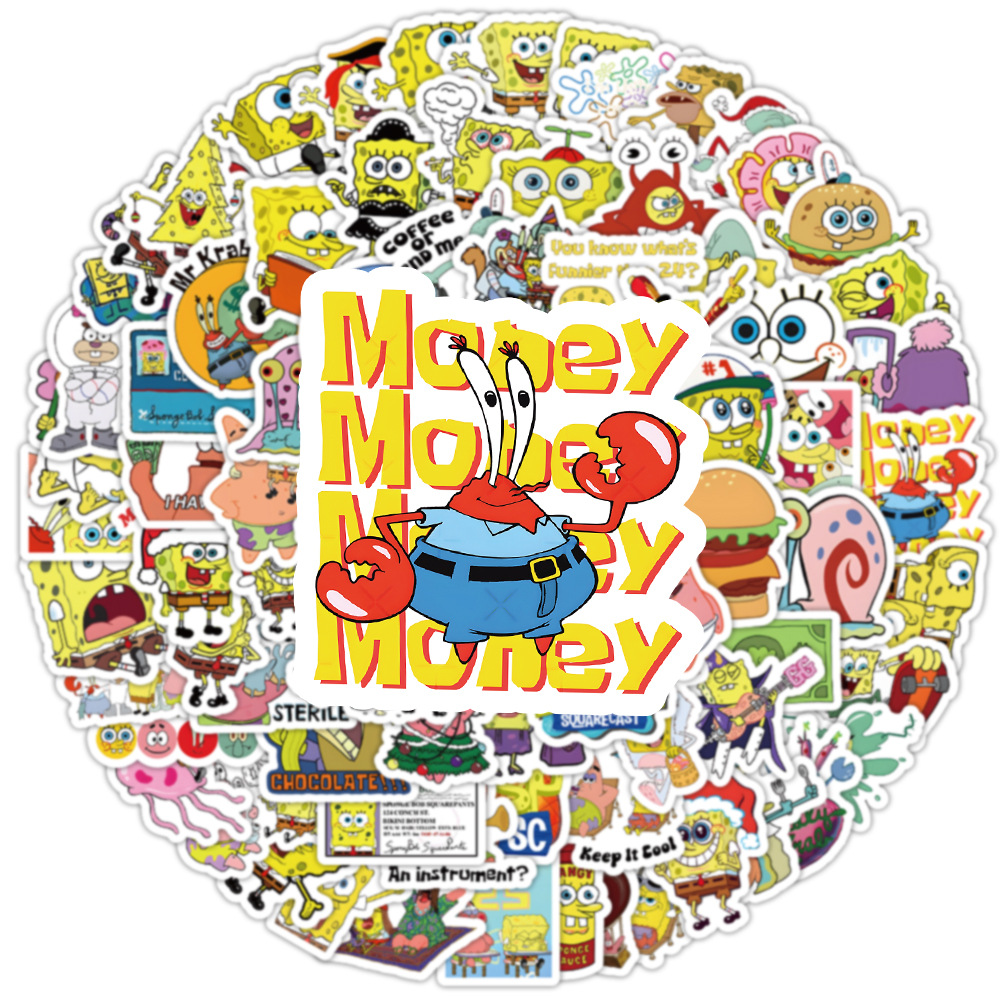 100 ชิ้น คาวาอิ สปองจ์บ็อบ การ - Memo Pad Sticky บทวิจารณ์และราคา