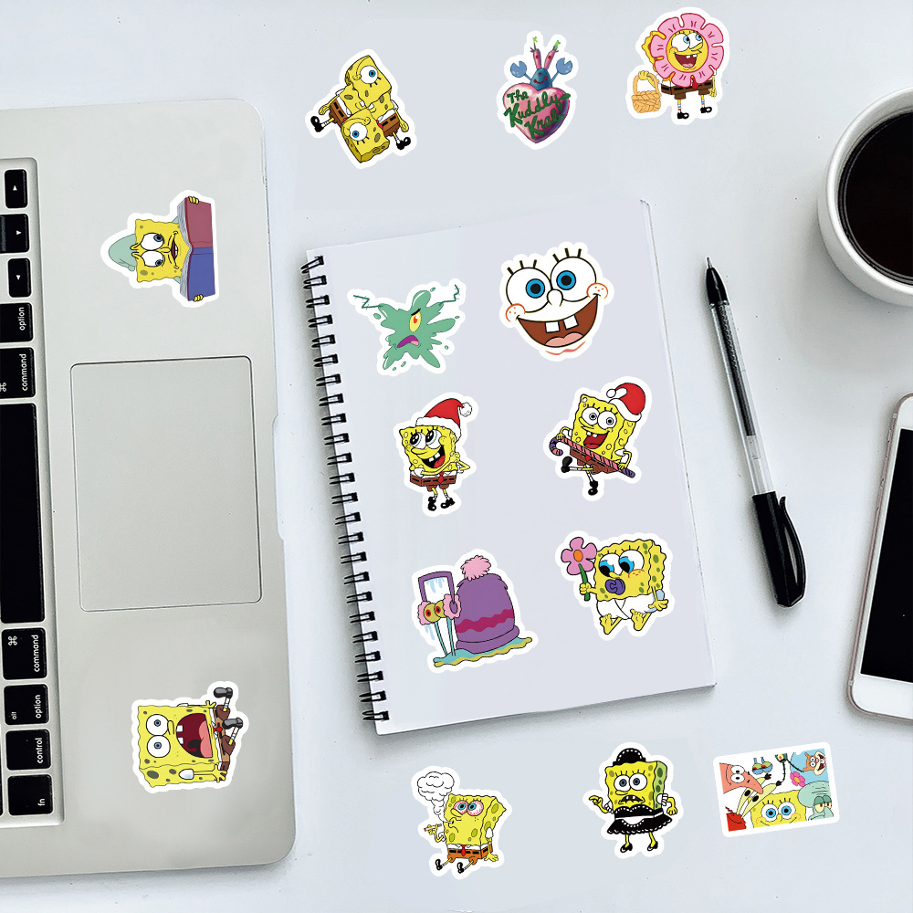 100 ชิ้น คาวาอิ สปองจ์บ็อบ การ - Memo Pad Sticky บทวิจารณ์และราคา