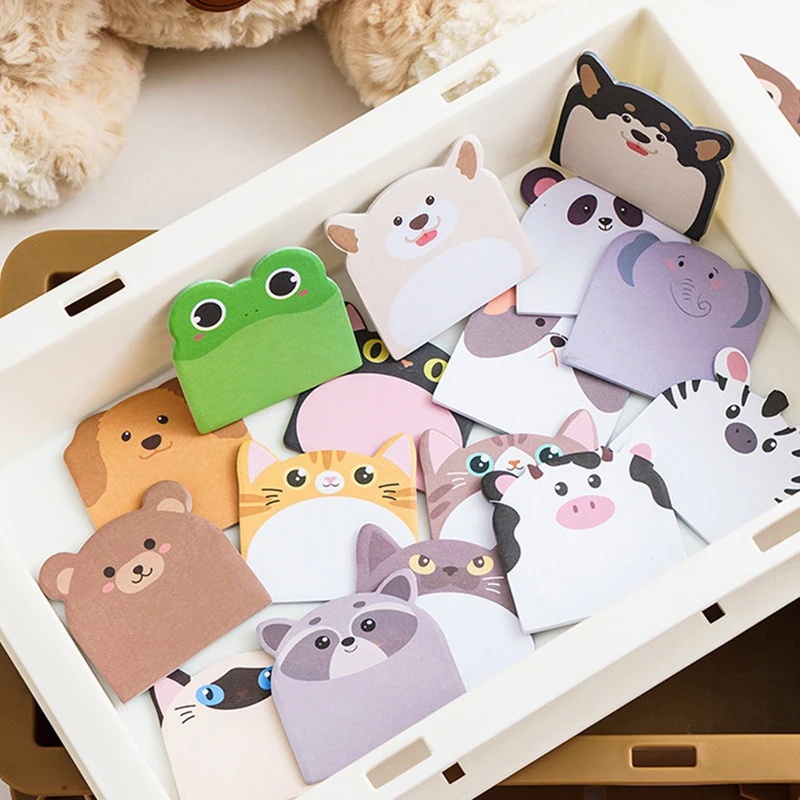 กระดาษโน้ตรูปสัตว์น่ารัก 240 ช - Memo Pad Sticky บทวิจารณ์และราคา