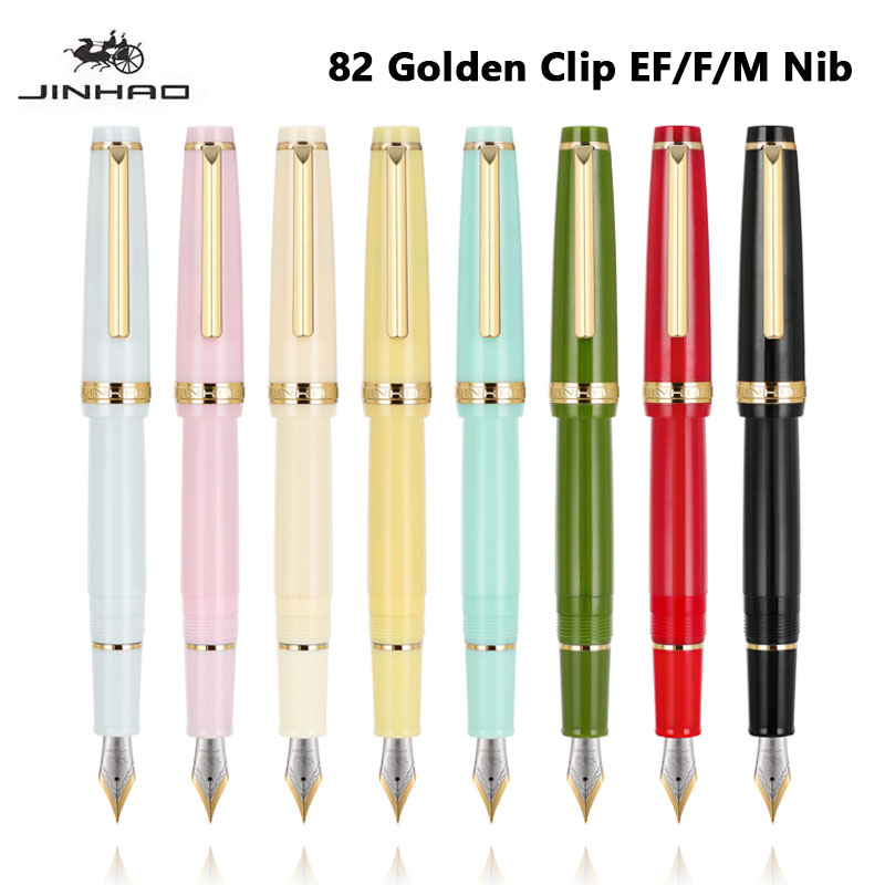 Jinhao 82 Fountain ปากกาคลิปสี - Stationery Supply Business บทวิจารณ์และราคา