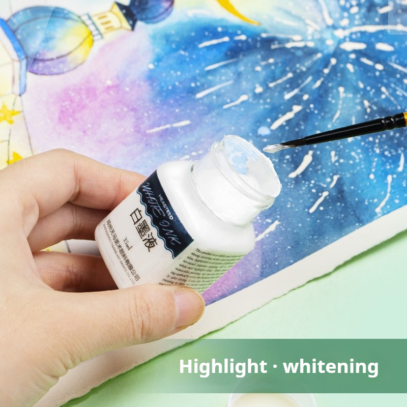 18 ml/35 ml หมึกสีขาวสําหรับปา - Correction Fluid White บทวิจารณ์และราคา