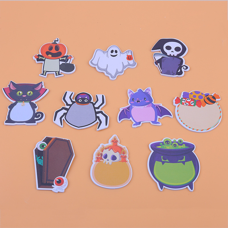 200 หน้าธีมฮาโลวีน Memo Pads ช - Memo Pad Sticky บทวิจารณ์และราคา