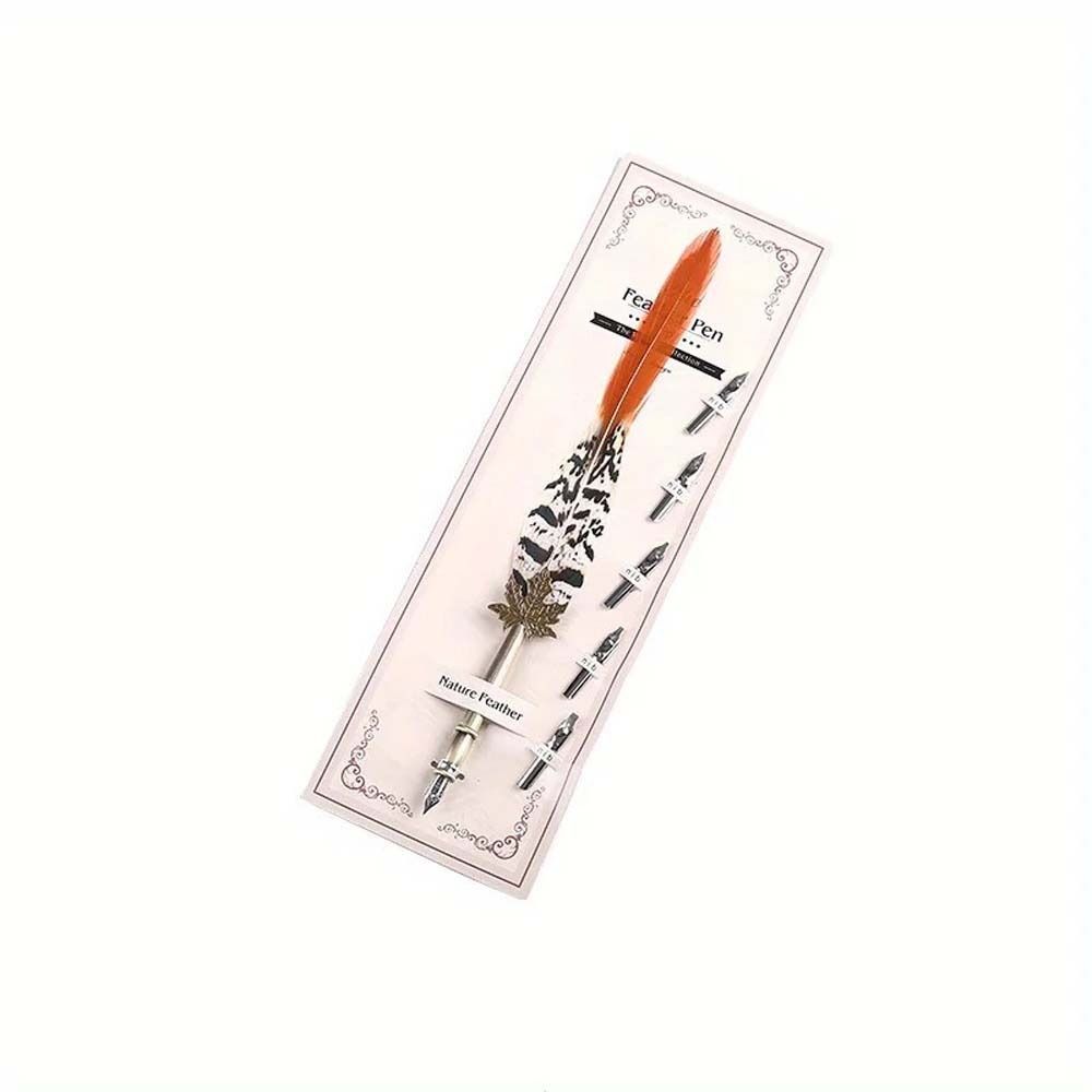 ปากกาขนนกยูงสไตล์วินเทจยุโรป ส - Fountain Pen Ink บทวิจารณ์และราคา