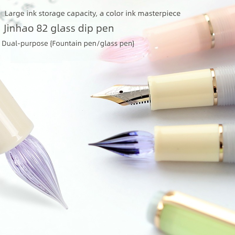 ปากกาจุ่มหมึกแก้ว JINHAO 82 แบ - Fountain Pen Ink บทวิจารณ์และราคา