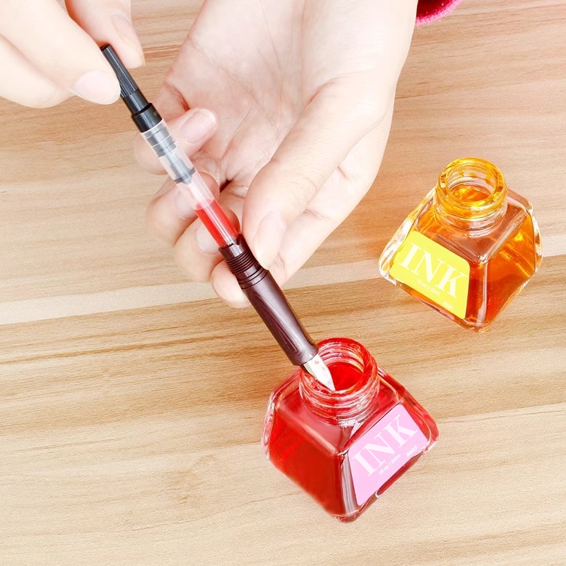 หมึกเติมปากกา 30 ซีซี 16 สี ชน - Fountain Pen Ink บทวิจารณ์และราคา