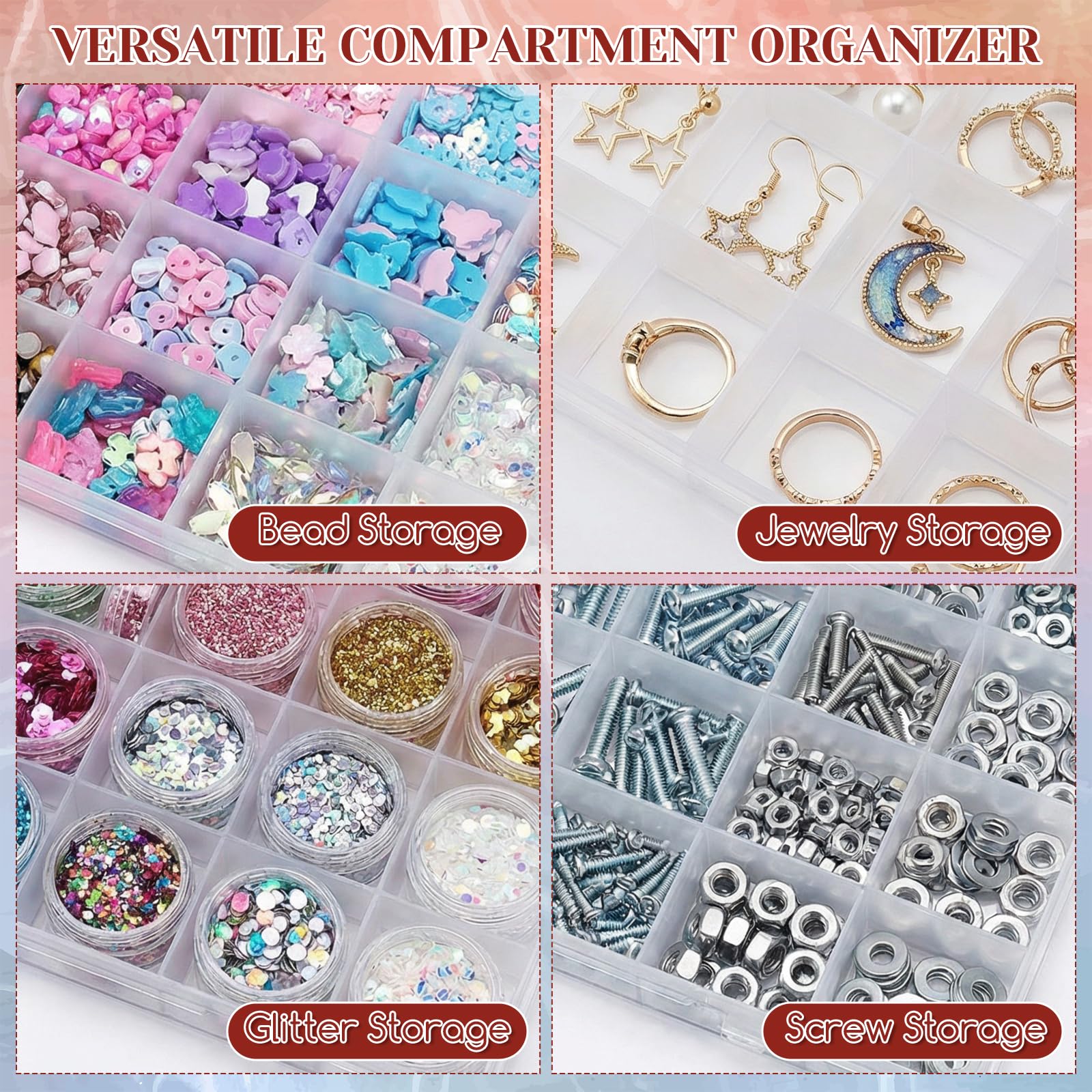 กล่องจัดระเบียบพลาสติก 24 ช่อง - Washi Tape Set บทวิจารณ์และราคา