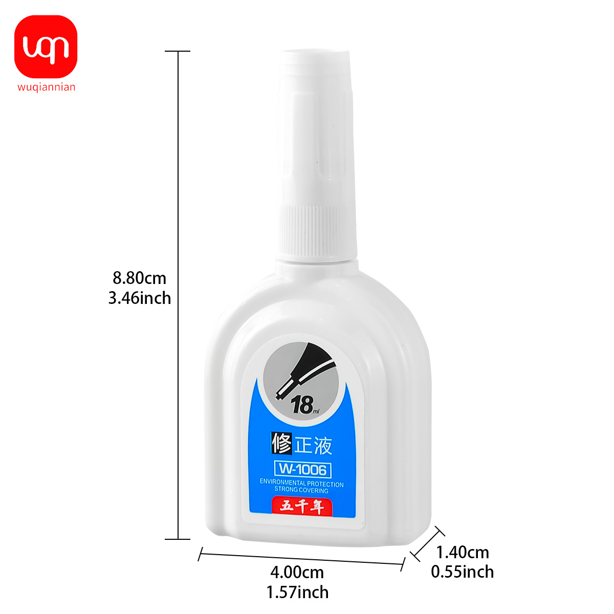 น้ำยาลบคำผิดสีขาว WQN-1/3/6PCS - Correction Fluid White บทวิจารณ์และราคา
