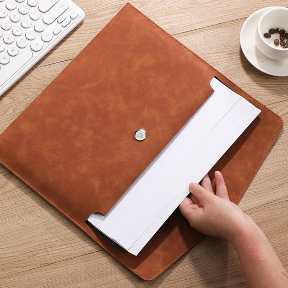 กระเป๋าใส่เอกสารหนัง PU แฟ้มเก - Office Stationery And Supply บทวิจารณ์และราคา