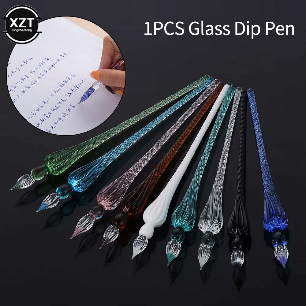1Pcs ใหม่ Vintage แก้ว Dipping - Fountain Pen Ink บทวิจารณ์และราคา